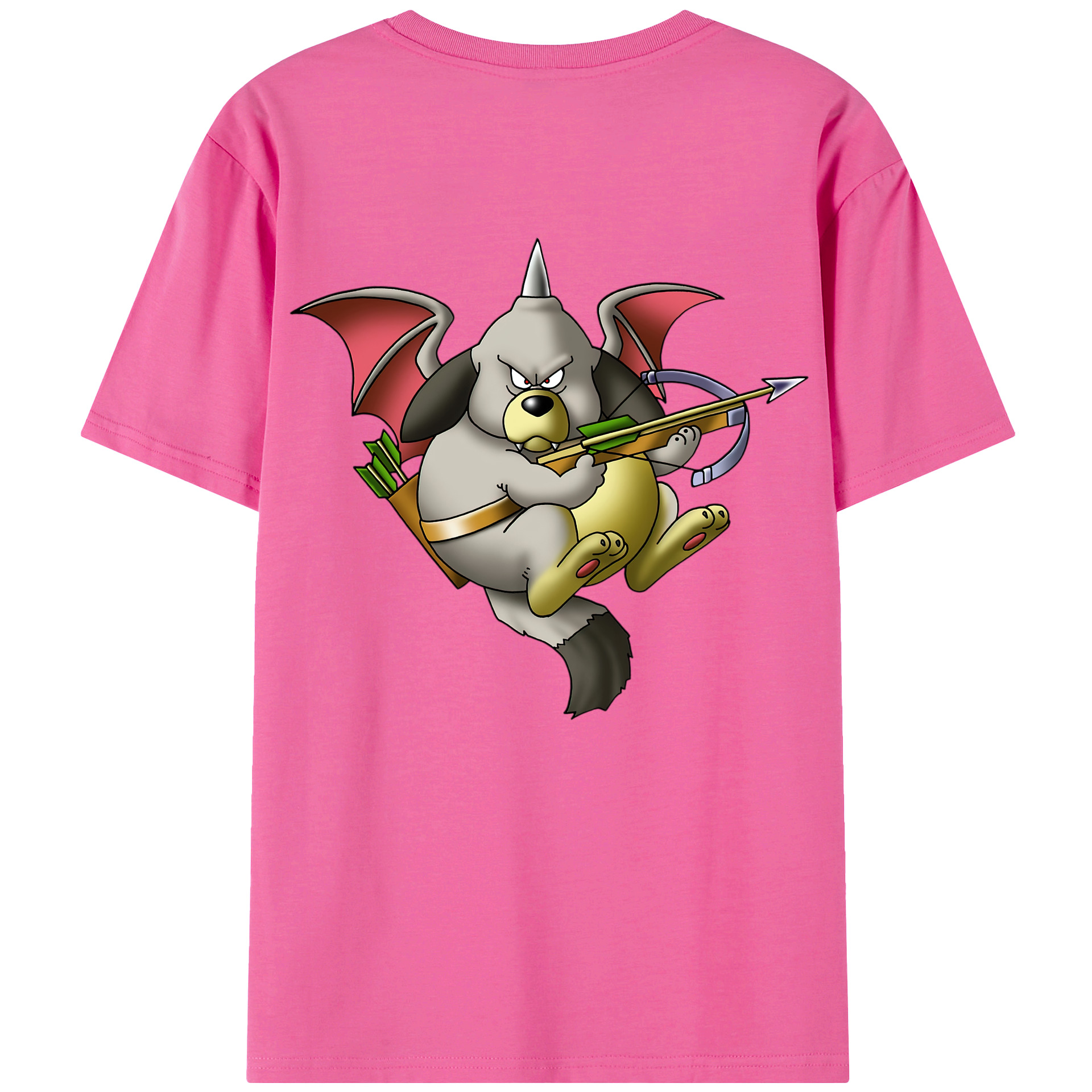 （画像用） ドラゴンクエスト Doragon Kuesuto Dragon Quest レディース半袖Tシャツ(バックプリント)
